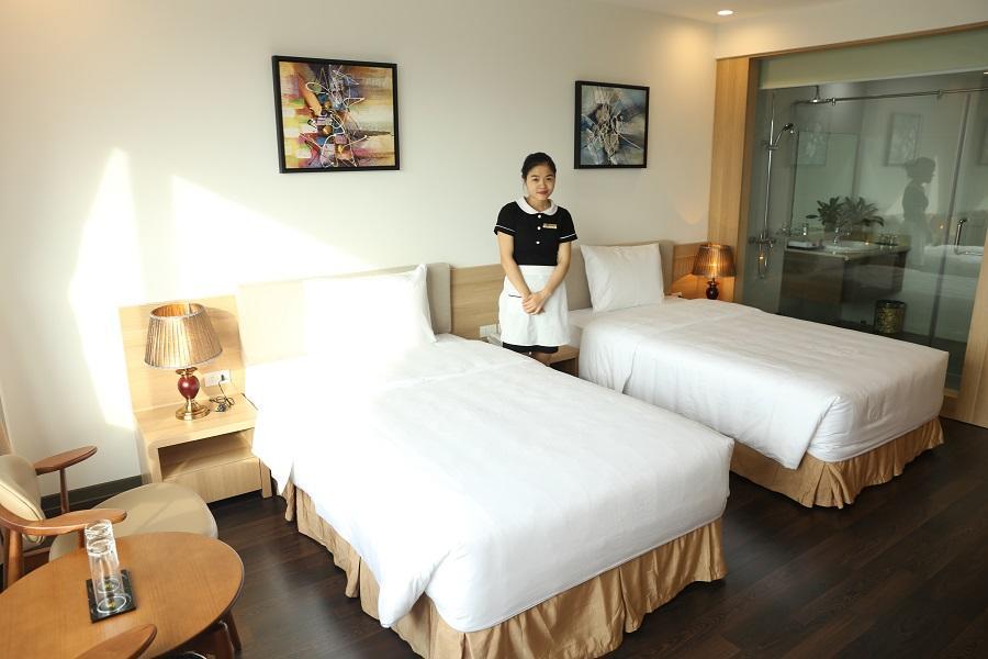 Ha Huy Hotel Ha Tinh Zewnętrze zdjęcie